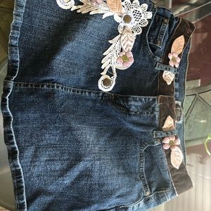 Jean skirt